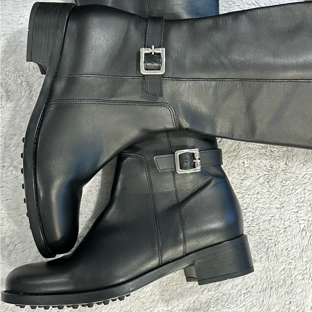 Like NEW✨La CANADIENNE Black Ridding Boots with Smooth Leather and Rounded Toe - Picture 13 of 16